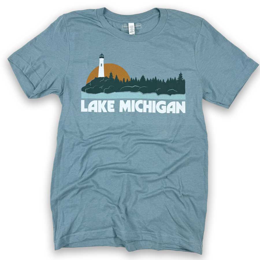 Lake Michigan Lighthouse T-Shirt