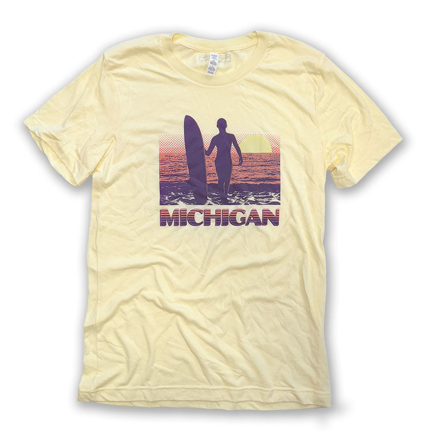 Michigan Sunset Surf T-Shirt