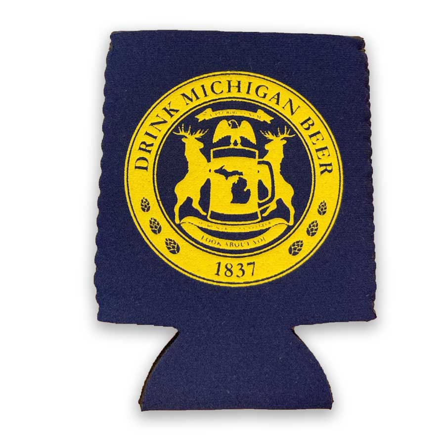 Drink Michigan Beer Coozie