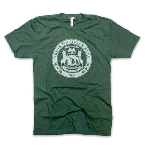 Drink Michigan Beer T-Shirt - Unparalleled Apparel