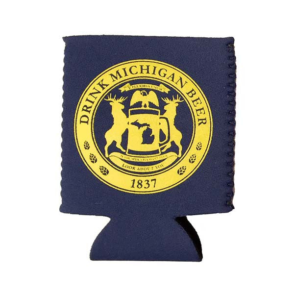 Drink Michigan Beer Coozie - Unparalleled Apparel