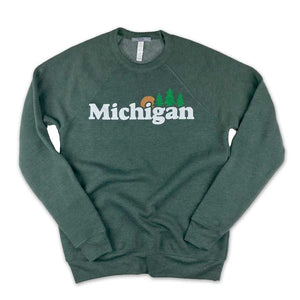 Michigan Classic Crewneck Sweatshirt - Unparalleled Apparel