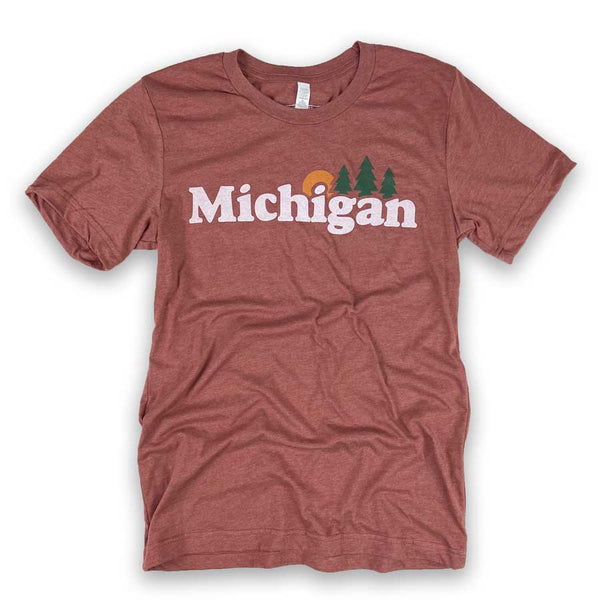 Unparalleled Apparel Michigan Vintage Surf T-Shirt Tri Pool / 2XL