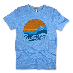 Michigan Vintage Surf T-Shirt - Unparalleled Apparel