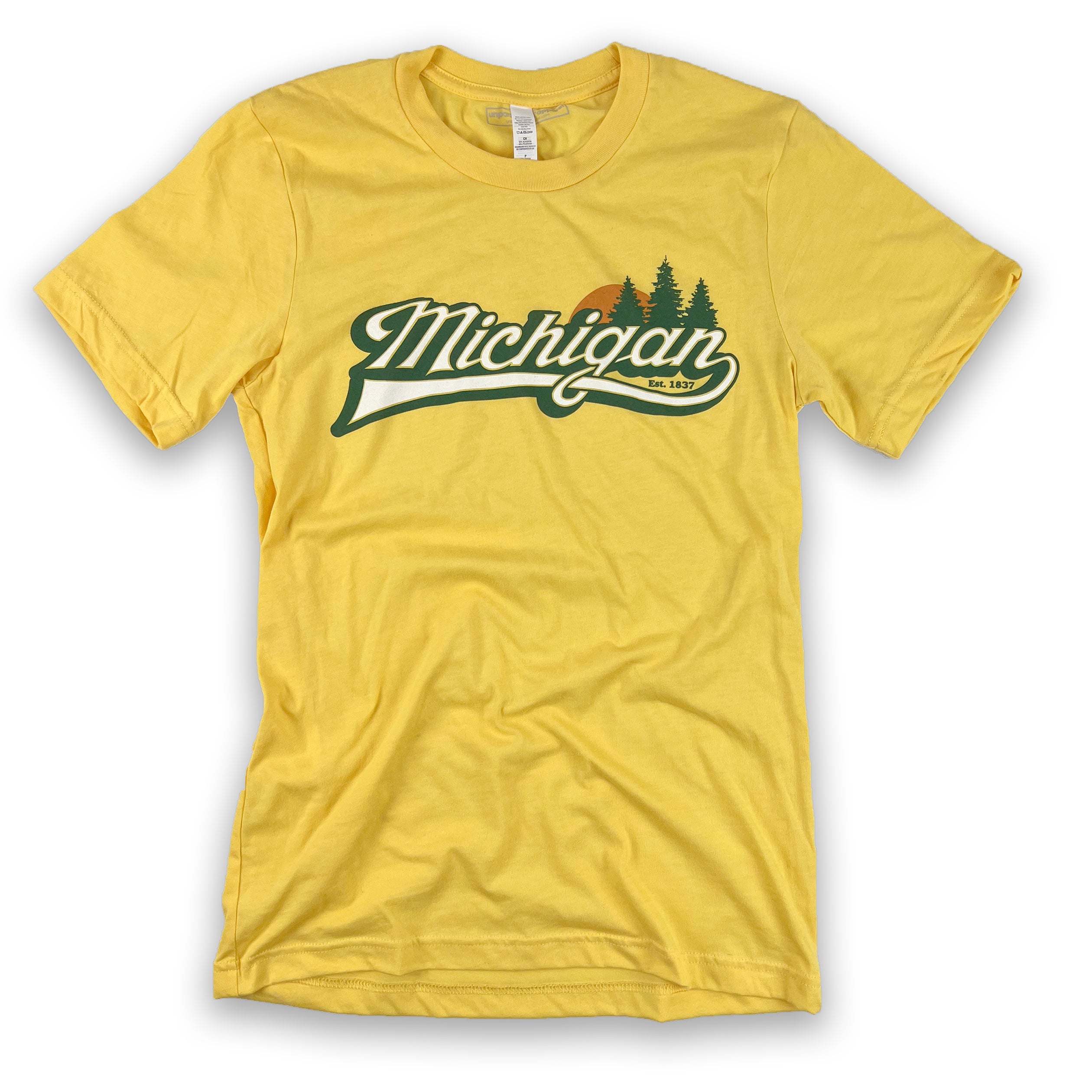 Unparalleled Apparel Michigan Vintage Surf T-Shirt Tri Pool / 2XL