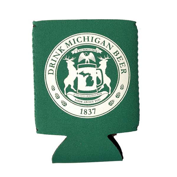 Drink Michigan Beer Coozie - Unparalleled Apparel