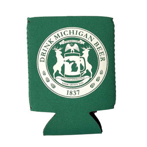 Drink Michigan Beer Coozie - Unparalleled Apparel